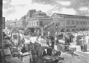 محطة ليفربول ستريت ، 1891 بواسطة وليام لوكير