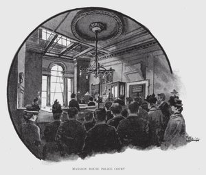 Mansion House Police Court (litho) بواسطة وليام لوكير