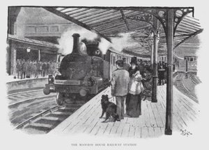 The Mansion House Railway Station (litho) بواسطة وليام لوكير