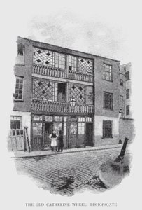 عجلة كاثرين القديمة ، Bishopsgate (litho) بواسطة وليام لوكير