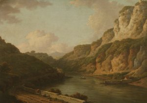ماتلوك ، ديربيشاير ، 1780 (زيت على قماش) بواسطة وليام مارلو