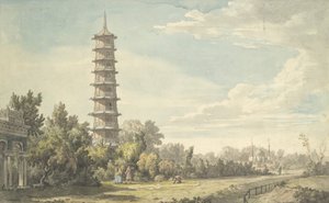 منظر البرية في كيو ، 1763. بواسطة وليام مارلو