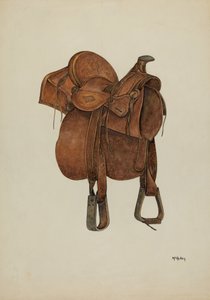 سرج جلدي ، ج. 1940. بواسطة وليام مكولي