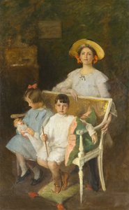 مجموعة بورتريه (دوروثي وهيلين وبوب) ، حوالي 1904 (زيت على قماش) بواسطة وليام ميريت تشيس