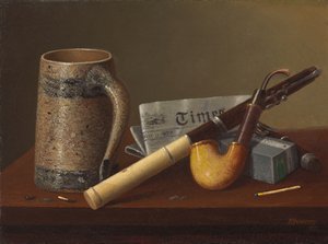 الناي وأوقات ، 1877 بواسطة وليام مايكل هارنيت