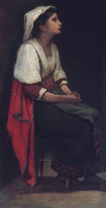 الفتاة الإيطالية ، 1867. بواسطة وليام موريس هانت