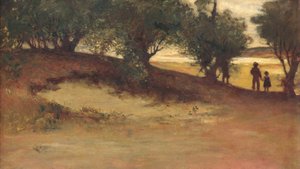 بنك الرمال مع الصفصاف ، ماغنوليا ، 1877. بواسطة وليام موريس هانت