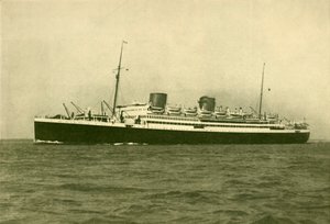 رويال ميل موتور لاينر أستورياس 22،500 طن الإجمالي ، c1930. بواسطة وليام نيوينهام مونتاج أوربن