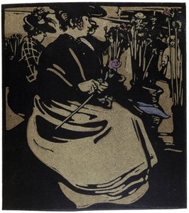 فلاور ميرشانت ، لندن في "" أنواع لندن "، بقلم ويليام نيكولسون (1872-1949) بواسطة وليام نيكلسون