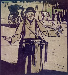 هوكر من كتاب "London Types" الذي نشره William Heinemann بواسطة وليام نيكلسون
