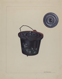 غلاية حديد لعبة الطفل ، c. 1937. بواسطة وليام أو. فليتشر