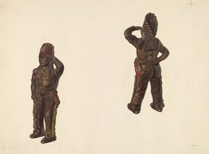 الهندي رئيس البنك كوين ، c. 1938. بواسطة وليام أو. فليتشر