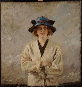 فتاة في قبعة زرقاء ، 1912
