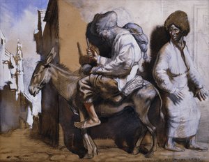 نور الدين علي مغادرة القاهرة ، بواسطة وليام أوربن
