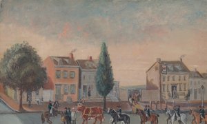 Bull's Head Tavern ، 1870s. بواسطة وليام ب. تشابل