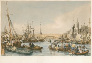 جسر لندن من البركة بواسطة وليام باروت