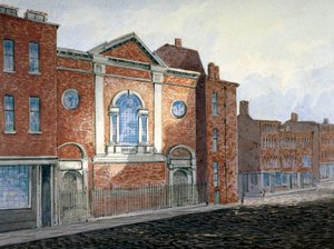 كنيسة القديس ألفيج ، لندن وول ، لندن ، c1814 بواسطة وليام بيرسون