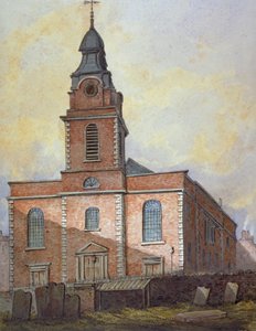 كنيسة سانت جون آت وابنج ، لندن ، c1815 بواسطة وليام بيرسون