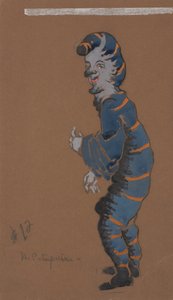 تصميم أزياء كاتربيلر لـ Alice-in-Wonderland ، 1915.