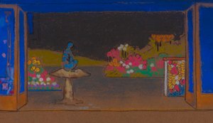 حديقة الزهور (تصميم ديكور فيلم أليس في بلاد العجائب، 1915)