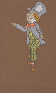 تصميم أزياء Mad Hatter لـ Alice-in-Wonderland ، 1915.