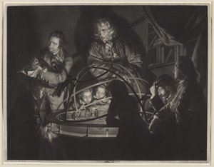 فيلسوف يلقي محاضرة في Orrery ، بعد جوزيف رايت من ديربي (1734-1797)