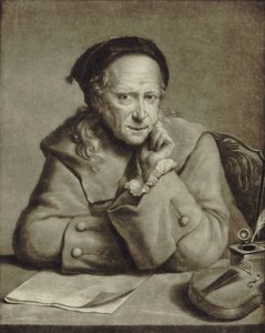 صورة لعازف الكمان والملحن كارلو تيساريني 1690-1766 ، حوالي عام 1760.