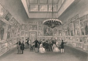 معرض الأكاديمية الملكية. - منظر خاص ، c1844. بواسطة وليام رادكليف