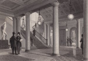 Hall of the Athenaeum Club ، وستمنستر ، لندن (نقش) بواسطة وليام رادكليف