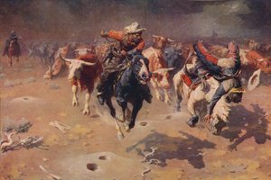 التدافع ، c1912 ، c1915 بواسطة وليام روبنسون لي