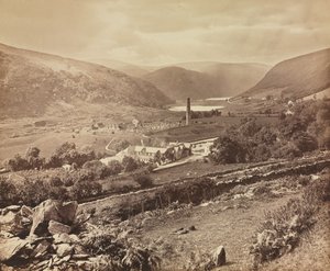 وادي جليندالو ، مقاطعة ويكلو ، أيرلندا ، ج. 1864. بواسطة وليام راسل سيدجفيلد