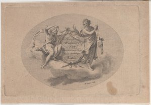 بطاقة تجارية لـ William Sharp ، Engraver ، القرن التاسع عشر. بواسطة ويليام شارب