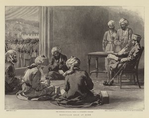 نصر الله خان في المنزل بواسطة وليام سمول