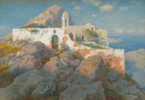 Santa Maria a Cetrella ، Anacapri ، c.1892 (ألوان مائية وغواش فوق الجرافيت)