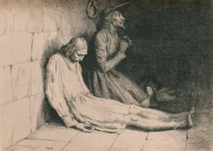 مسيحي ورجائي في الزنزانة ، c1916 بواسطة وليام ستراند