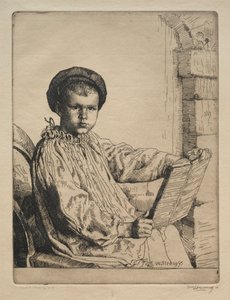 ديفيد سترانج ، رقم 1 ، 1895-1896. بواسطة وليام ستراند