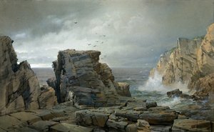 ساحل صخري ، 1877. بواسطة وليام تروست ريتشاردز