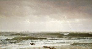 على طول الشاطئ ، 1870 بواسطة وليام تروست ريتشاردز