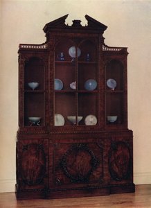 حالة الماهوجني الزجاجية ، c1760 بواسطة وليام فيل