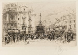 مجموعة لندن: سيرك بيكاديللي مع مسرح Criterion ، 1924. بواسطة وليام والكوت