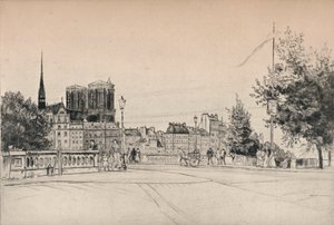 أبراج نوتردام ، 1915 بواسطة وليام ووكر