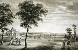 Foots-Cray Place في كينت مقر Bourchier Cleeve Esq. (1715-60) (نقش) بواسطة وليام ووليت
