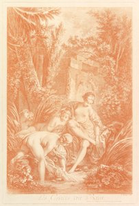 The Grâces au Bain The Graces at the Bath ، 1756. بواسطة وليام وين ريلاند