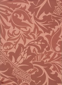 نموذج من كتاب ورق الحائط قبل عام 1917 (طباعة) بواسطة وليام وشركاه موريس