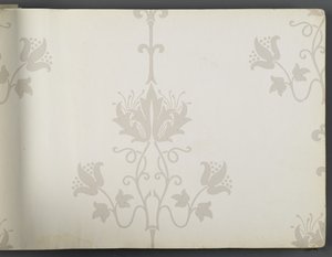 نموذج من كتاب ورق الحائط قبل عام 1917 (طباعة) بواسطة وليام وشركاه موريس