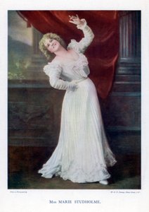ماري ستودهولمي ، ممثلة المسرح الإنجليزي ، 1901. بواسطة وليام ودانيال داوني