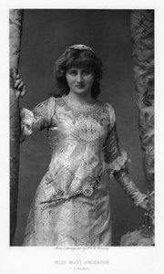 ماري أندرسون ، الممثلة الأمريكية ، c1895