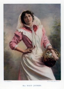 مود جيفريز ، الممثلة الأمريكية ، 1901. بواسطة وليام ودانيال داوني