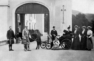 زيارة القيصر إلى بالمورال 1896. بواسطة وليام ودانيال داوني
