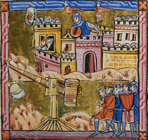 السيدة 828 fol.33r حصار أنطاكية ، من Estoire d&39;Outremer بواسطة وليام صور